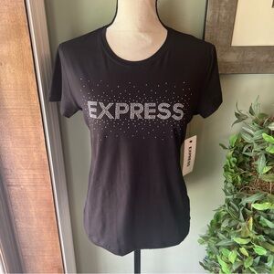 Express Black Women's Top